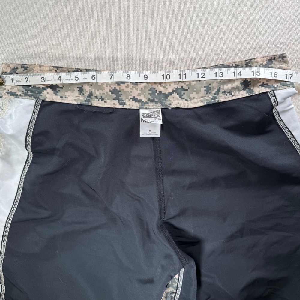 Soffe XT46 Mens Medium Training Shorts Black Digital Camo MMA Gym Combat - Picture 8 of 16
